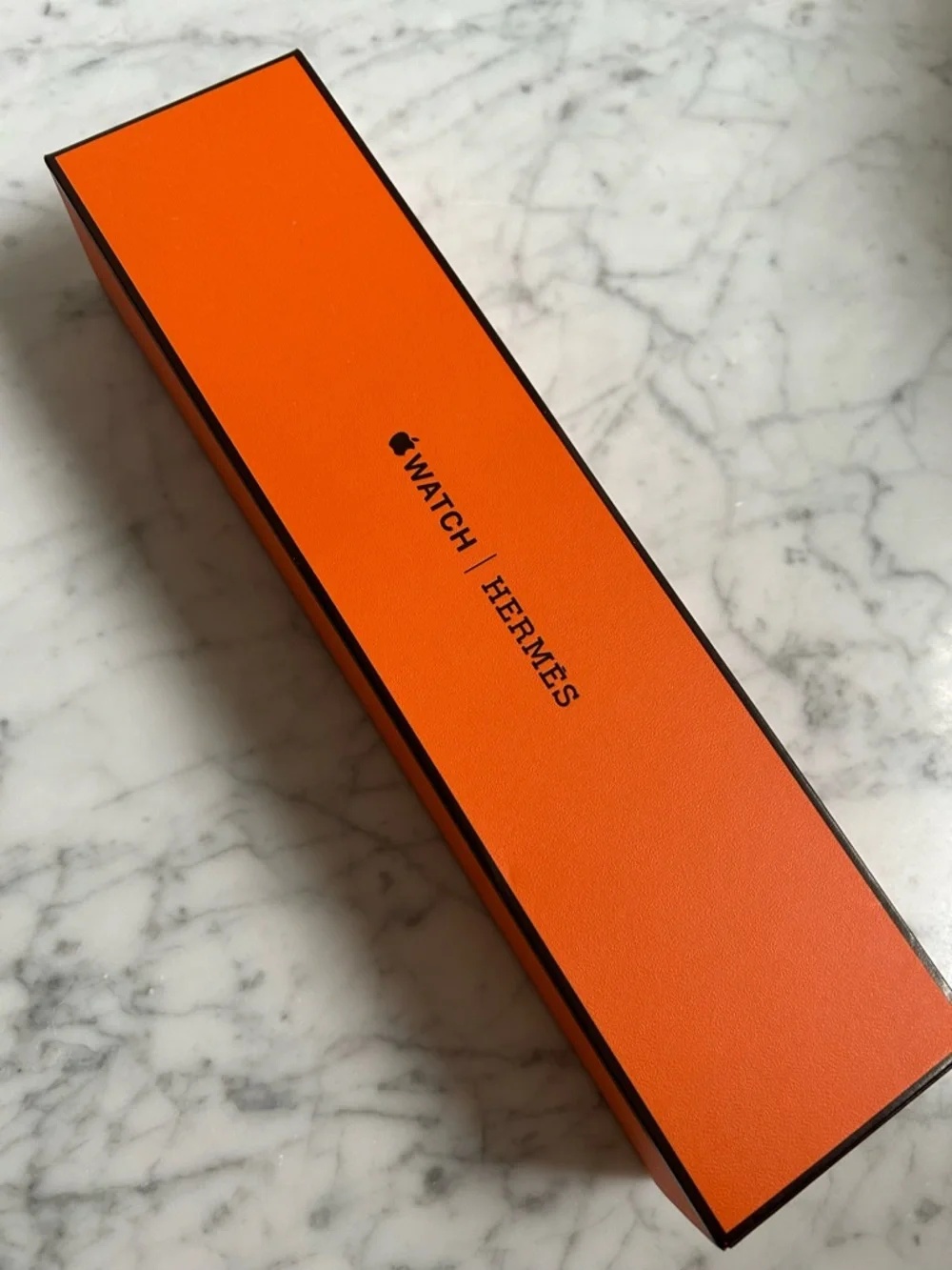 HERMES Orange Silicone Apple Sport Band - 46mm